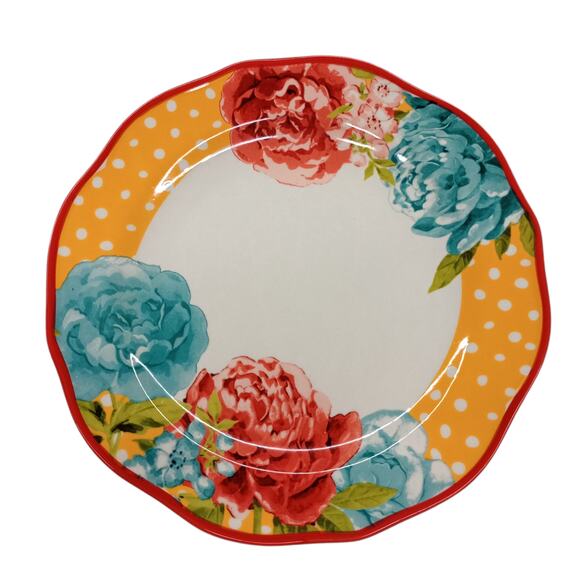 Pioneer Woman Blossom Jubilee 10 ½" Stoneware Dinner Plate - Picture 1 of 2